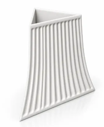 Picture of Slanted Pleat Lampshade